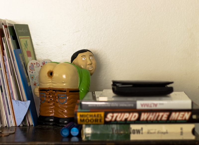 Farting Man Book Shelf