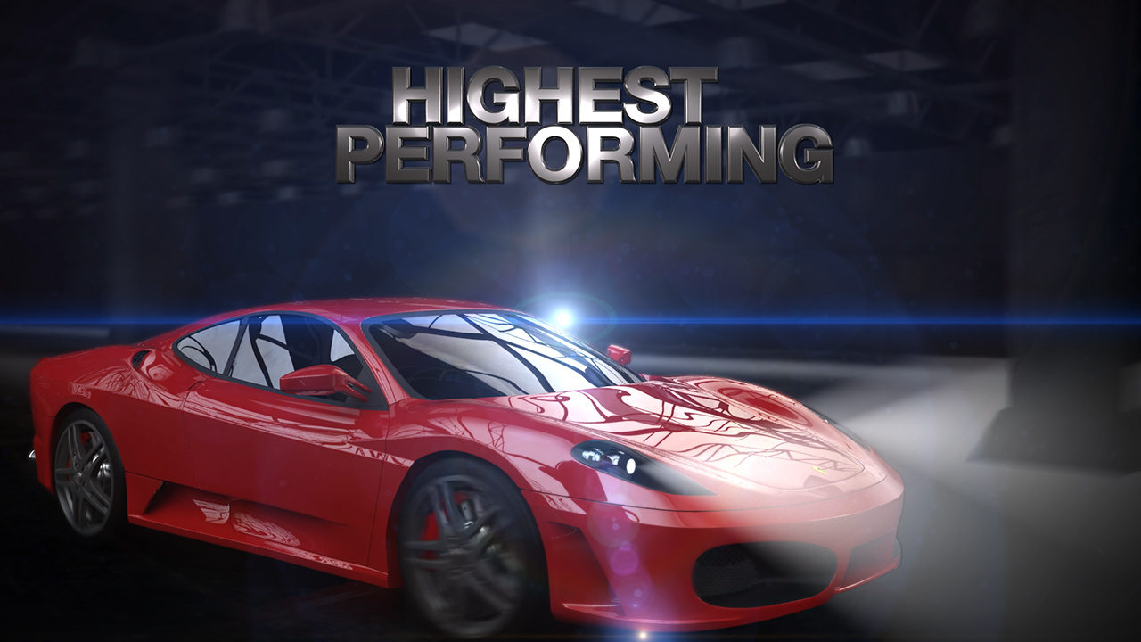 3D animation of ferrari for car paint refinishing promotional video