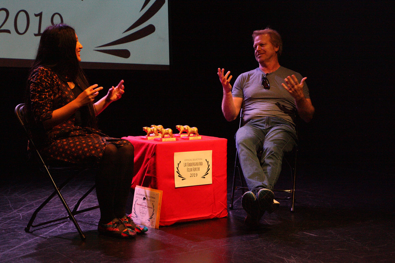 Director Greg McDonald in a Q and A for winning Best Comedy Film and Audience Choice Award